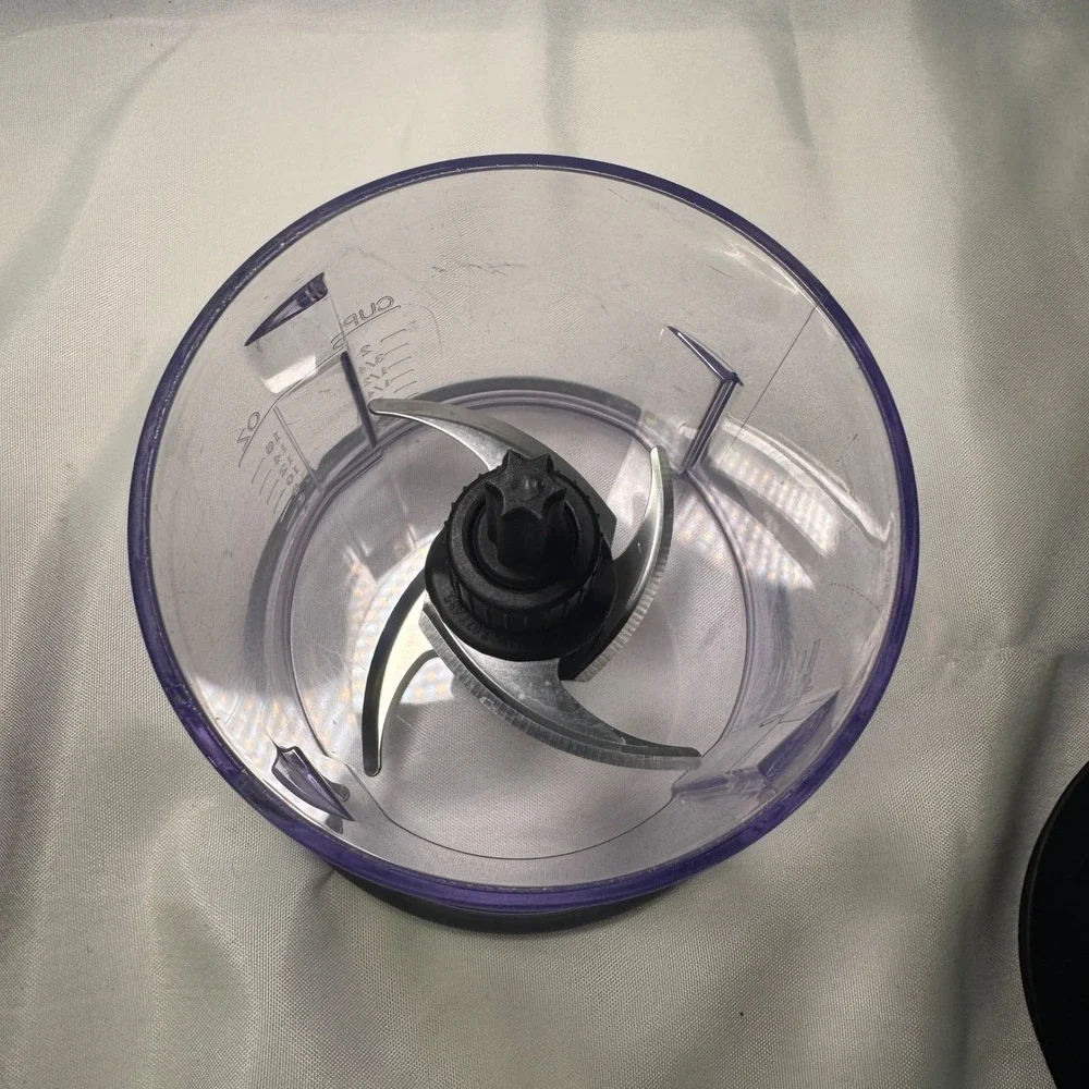 Ninja Express Chop Replacement 16oz 2 Cup Bowl with Storage Lid and Splash Guard